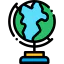 Earth globe icon 64x64