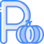 Letter p icon 64x64