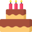 Birthday cake 图标 64x64