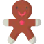 Gingerbread man 图标 64x64