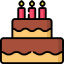 Birthday cake icon 64x64