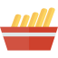 French fries icon 64x64