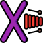 Letter x icon 64x64