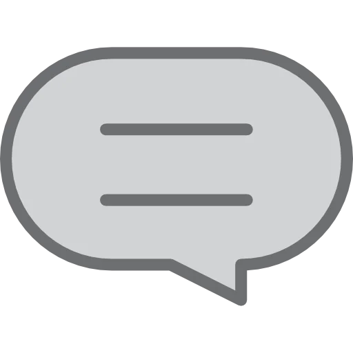 Speech bubble icon