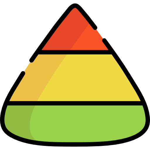 Candy corn icon