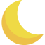 Crescent moon 图标 64x64