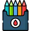 Crayons Symbol 64x64