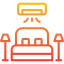 Двуспальная кровать иконка 64x64