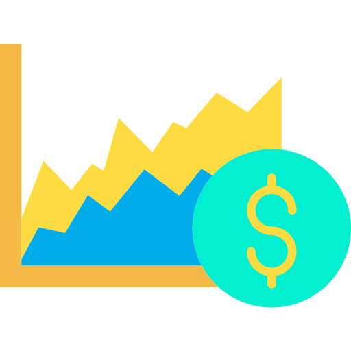 Line chart icon