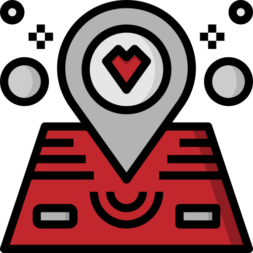 Maps and location icon