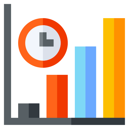 Bar chart icône