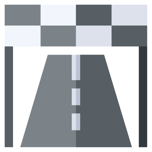 Finish line icon