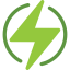 Green energy icon 64x64