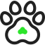 Paw print icon 64x64