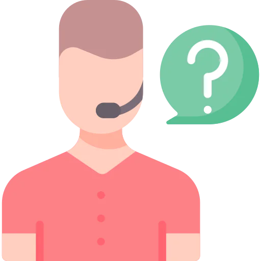 Call center agent icon