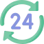 Open 24 hours icon 64x64