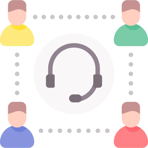 Call center agent biểu tượng