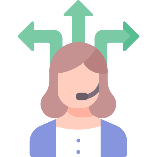 Call center agent icon
