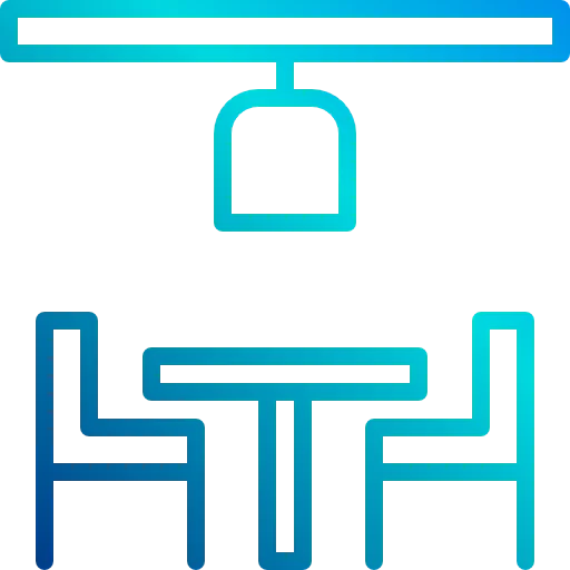 Dinner table icon