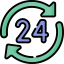 Open 24 hours icon 64x64