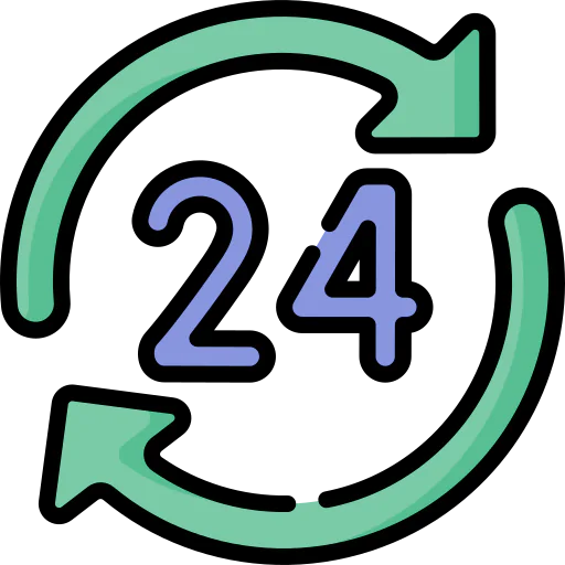 Open 24 hours icon