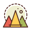 Mountains biểu tượng 64x64