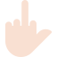 Middle finger icon 64x64