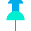 Push pin アイコン 64x64