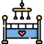 Baby crib icon 64x64