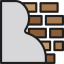 Brick wall icon 64x64