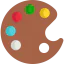 Paint palette 图标 64x64