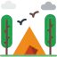 Camping icon 64x64