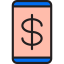 Mobile banking icon 64x64