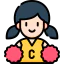 Female cheerleader Ikona 64x64