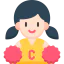 Female cheerleader ícono 64x64