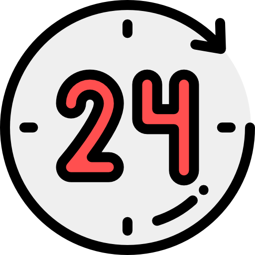 24 hours icône