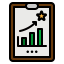 Business chart icon 64x64