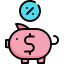 Piggy bank icon 64x64