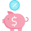 Piggy bank icon 64x64