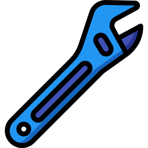 Adjustable spanner icon