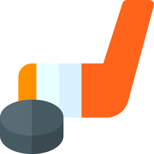 Hockey stick icône