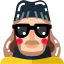 Hipster icon 64x64