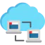 Cloud computing icon 64x64