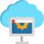 Cloud computing icon 64x64