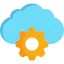 Cloud computing icon 64x64