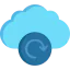 Cloud computing icon 64x64