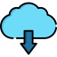 Cloud computing icon 64x64