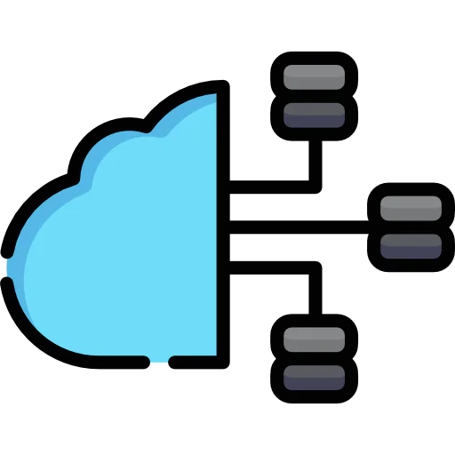 Cloud computing icon