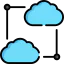 Cloud computing icon 64x64
