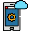 Cloud computing icon 64x64